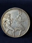 .999 Fine Silver 1 Oz Round Athletic Running Design Blank Back