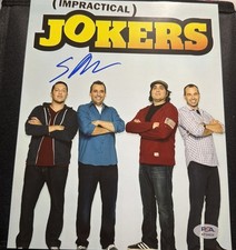SAL VULCANO IMPRACTICAL JOKERS SIGNED 8x10 GROUP PHOTO INCLUDING PSA COA