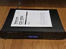 Tascam CD-200i CD Player w/ iPod Port Rack Mount  Manual  CD Not Playing