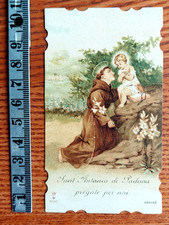 Santino Sant'ANTONIO DI PADOVA pregate per noi - Tip. S. Lega Eucaristica 9040