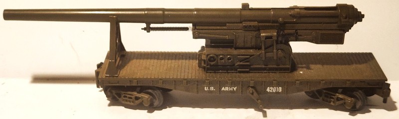 Kusan/KMT, O, K-110, U.S. Army Cannon Flat Car #42010, O-7