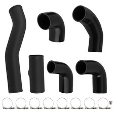 Aluminum Turbo Charge Pipe Kit For Mini Cooper S Jcw 1.6l R55 - R61 Black