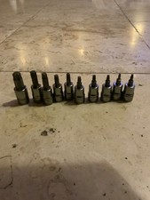 Snap On 10 Pc 3/8”  Drive Torx Socket Driver Set T10 - T50  Mint