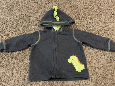 Baby Boy /Toddler Carter's Dinosaur Jacket Size 12 Months (Good Condition) 