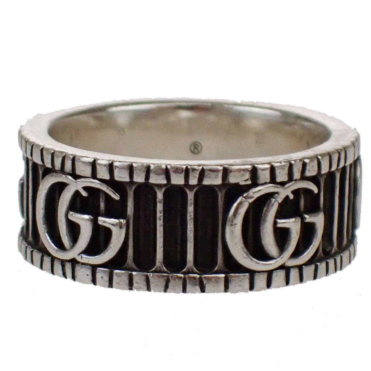 65%OFF【送料無料】 HEAVY GUCCI OLD G 13号 美品 RING リング