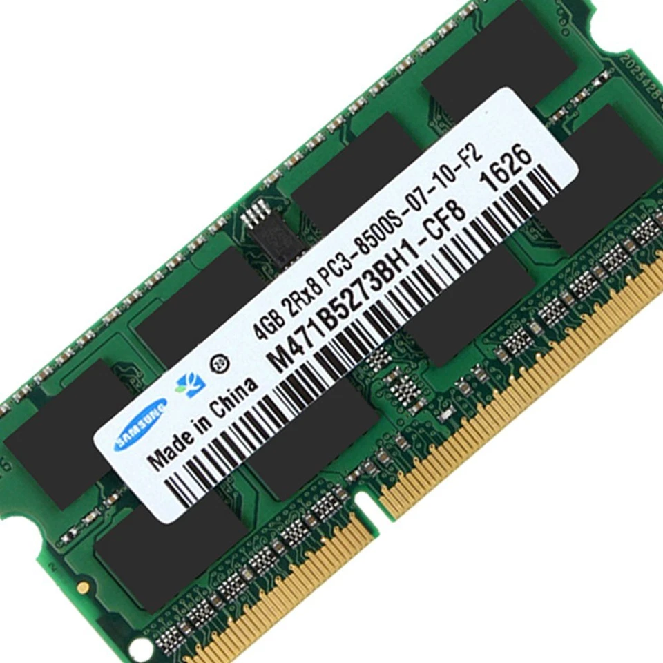 For Samsung 4GB PC3-8500S DDR3 1066MHz M471B5273BH1-CF8 SO-DIMM Laptop Memory - Image 4 of 4
