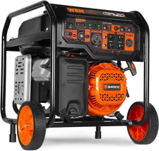 WEN 8,000-W Portable RV Ready Dual Fuel Generator with Electric Start, CO Sensor