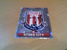 signed stoke city match attax badge of ex goalkeeper ronnie sinclair