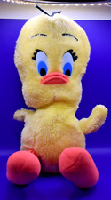 Vintage Looney Tunes Tweety Bird By Ace Novelty Stuffed Animal Plush 10"