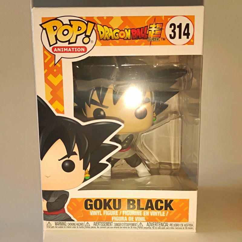 GOKU BLACK WITH POTHALA EARRINGS. DRAGON BALL SUPER. Funko POP!
