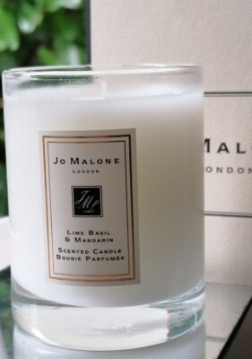 JO MALONE LIME BASIL MANDARIN TRAVEL CANDLE 65G BOXED UK