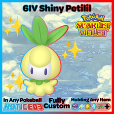 ✨ Shiny Petilil 6IV ✨ Pokemon Scarlet & Violet 🚀 Fast 🚀