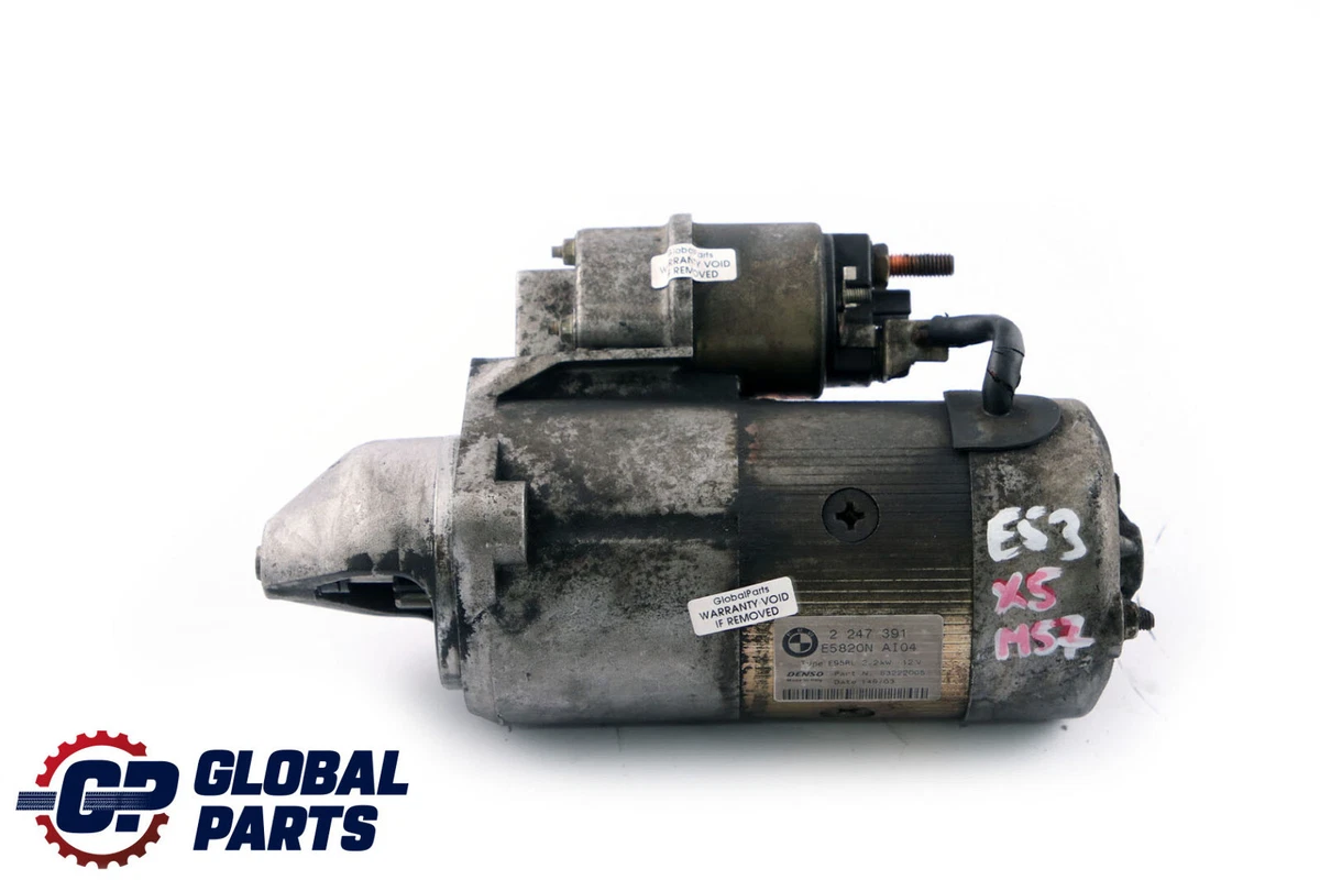 BMW X5 er E53 M57 3.0d Diesel Starter Motor Anlasser 2247391 