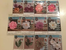 David Tutera Flower Sizzix Framelits Die Set  Pick 1 of 12 Dies New