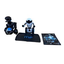 Wowwee Black Miposaur Dinosaur with Ball White Mip Robot Balance Board Lot Works