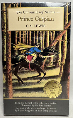 The Chronicles of Narnia Prince Caspian Color Edition and Audio Book (4 CDs) New