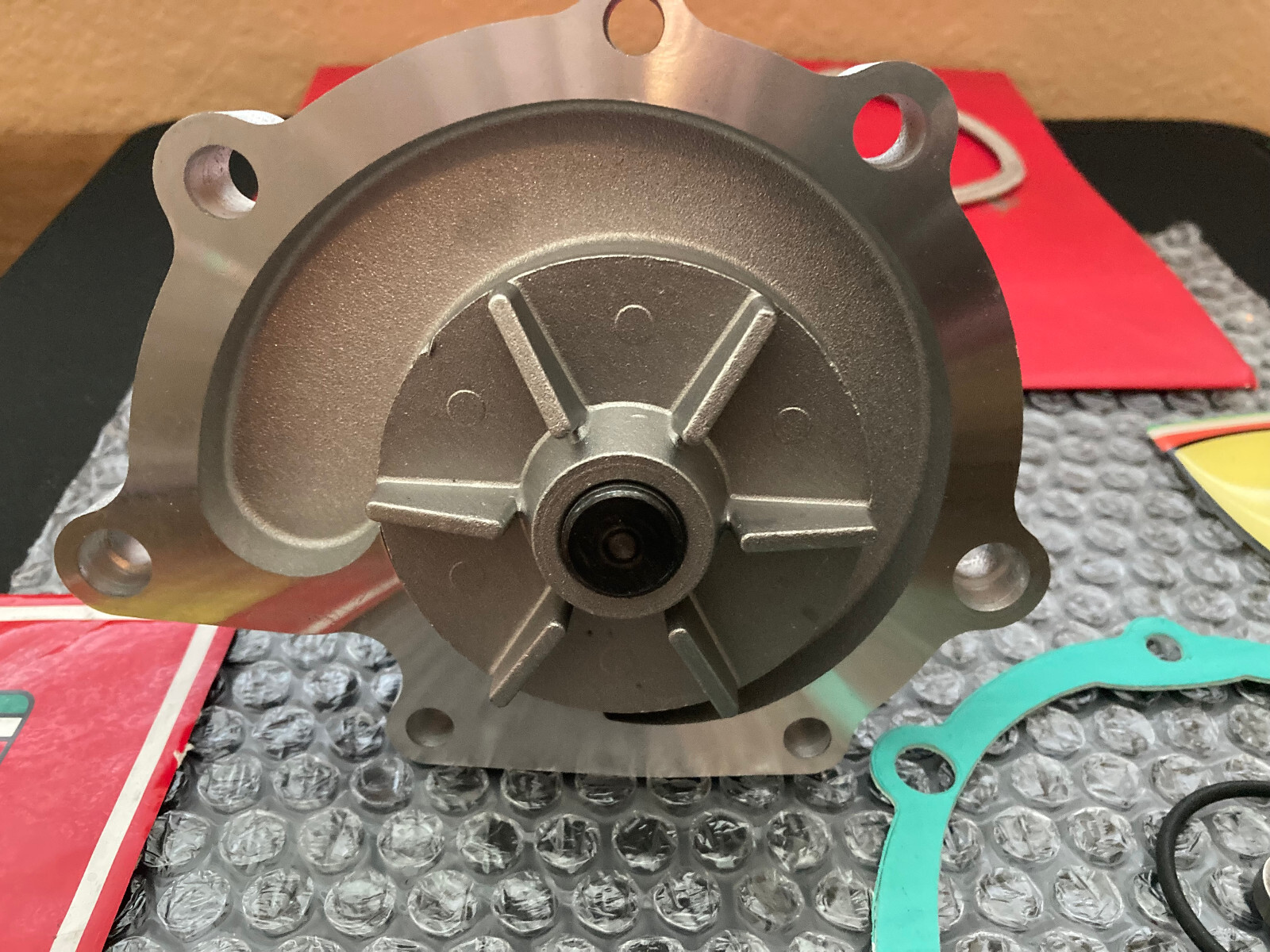 FERRARI-208- 308-Gts 328-Gts  GT4 & Mondial  WATER PUMP New Oem Part 121255  .