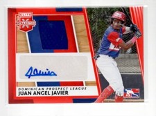 JUAN ANGEL JAVIER 2022 PANINI ELITE EXTRA EDITION AUTO JERSEY #DMS-AJ  /149
