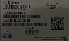 AMAT 0.29ID X 1/8. BARB X 100 PSIG ORF ASST DUALER  3510-01112 