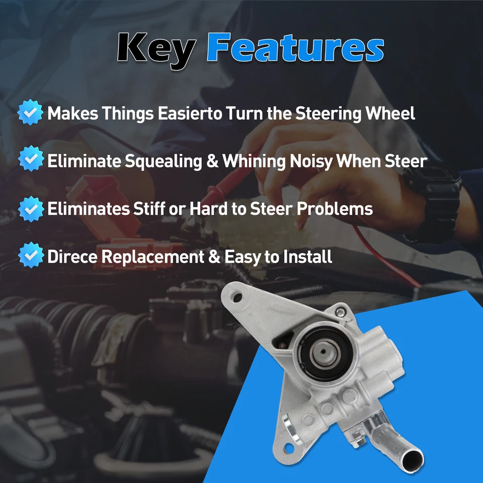 Bomba de direção hidráulica para 1998-02 Honda Accord Odyssey 3.0L 3.5L V6 21-5993 nova - Imagem 2 de 4