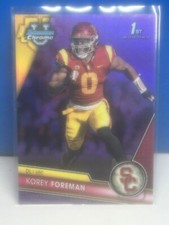2023 Bowman University Chrome - Purple Refractor #190 Korey Foreman /399 (RC)