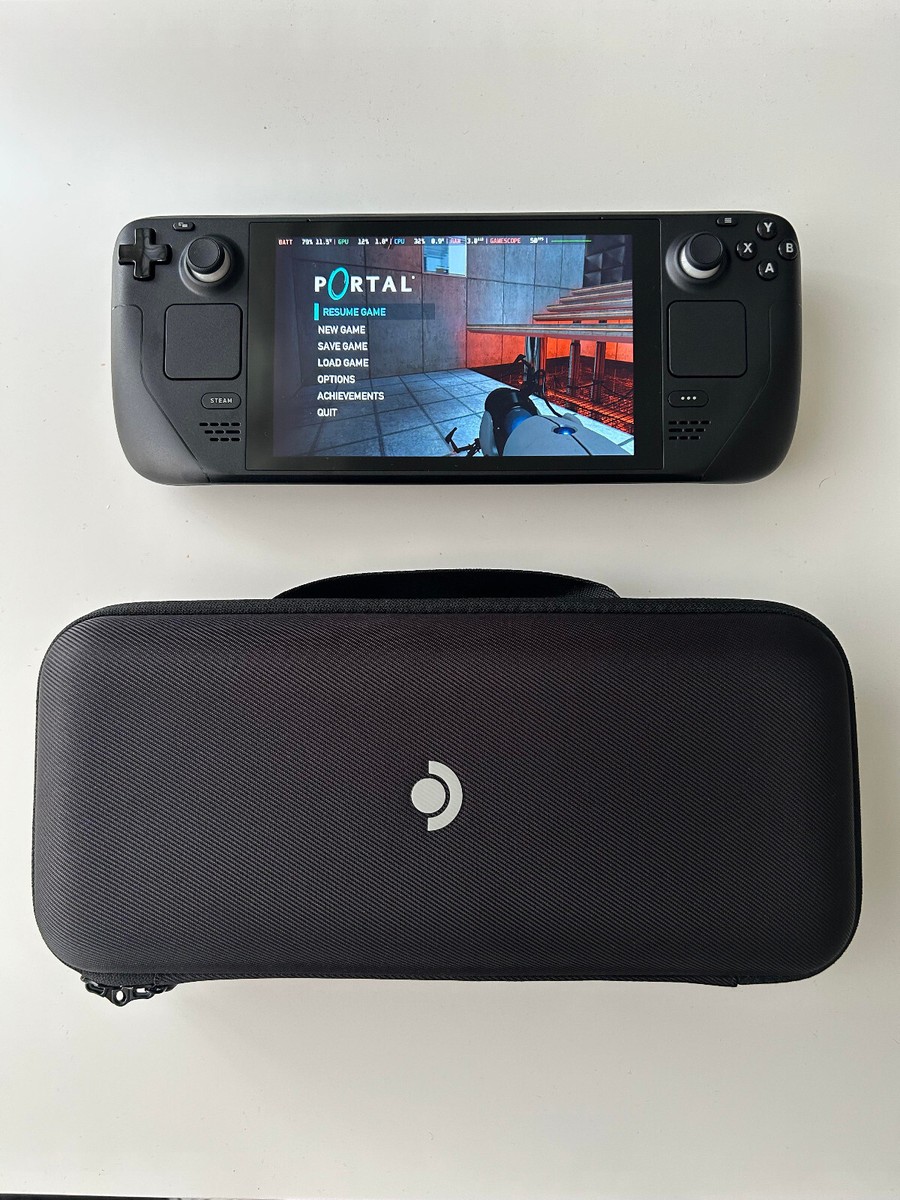 Black Steam Deck 64GB (LCD) With 1TB Micro SD Card & Case Black Steam Deck 64GB (LCD) With 1TB Micro SD Card & Case