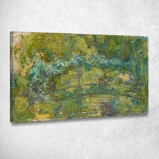 La Passerella Sullo Stagno Delle Nymphee Claude Monet, mnt322 Gemälde gedruckt auf 