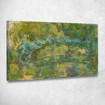 La Passerella Sullo Stagno Delle Ninfee Claude Monet, mnt322 quadro stampato su 