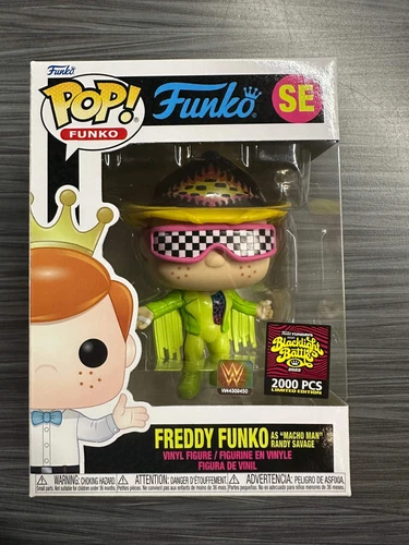 Funko POP! Freddy Funko As "Macho Man" Randy Savage (2022 Blacklight Battle)(200