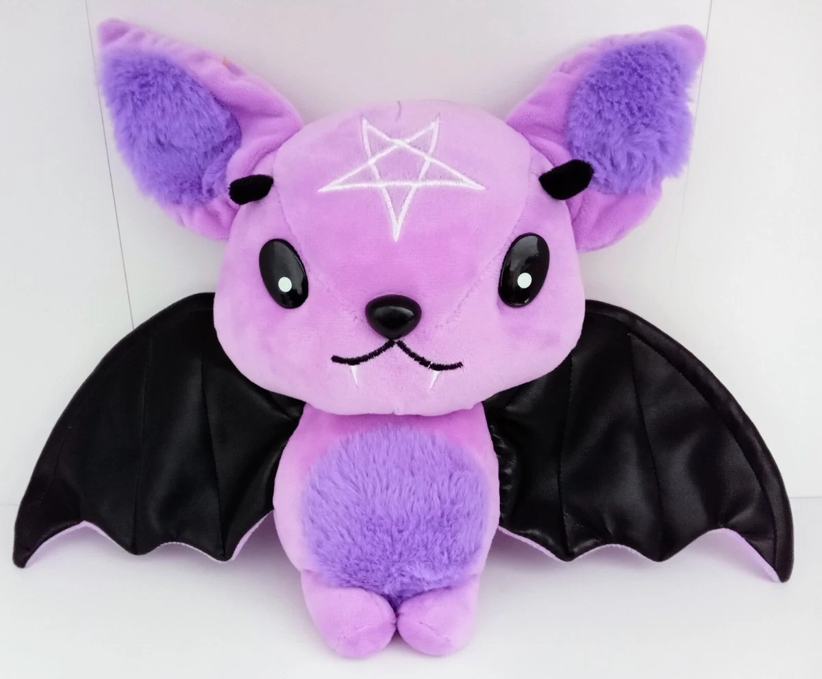 Killstar Inspired Pastel Purple Pentagram Bat Plush Soft Toy Kawaii Gothic Cute