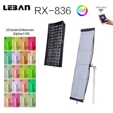 Falcon Eyes RX-836 rgb 2800K-10000K 200W Roll-Flex LED Light Panel Honeycomb kit