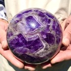 2210g  Natural dream amethyst crystal quartz ball Reiki healing — photo 1