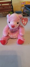 TY Beanie Baby - ROMANCE the Valentines Day Bear 7 inch - MWMT's Stuffed Toy