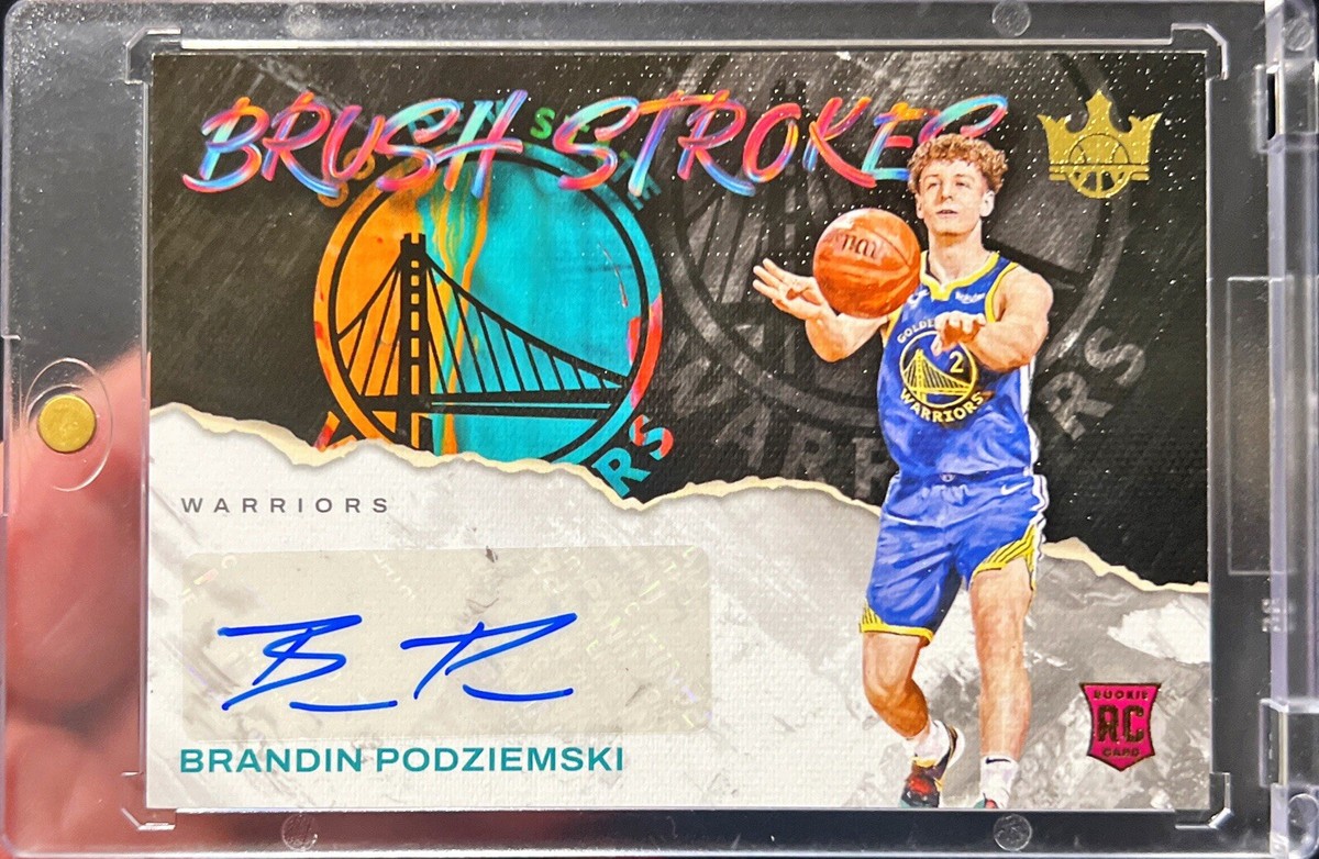 2023-24 Court Kings Brandin Podziemski Brush Strokes Rookie Auto 