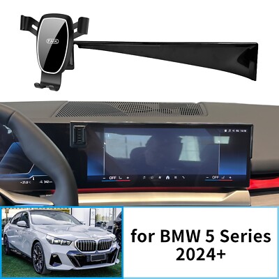 Car Phone Holder for BMW 5 Series i5 2024 2025 G60 GPS Gravity Bracket ...