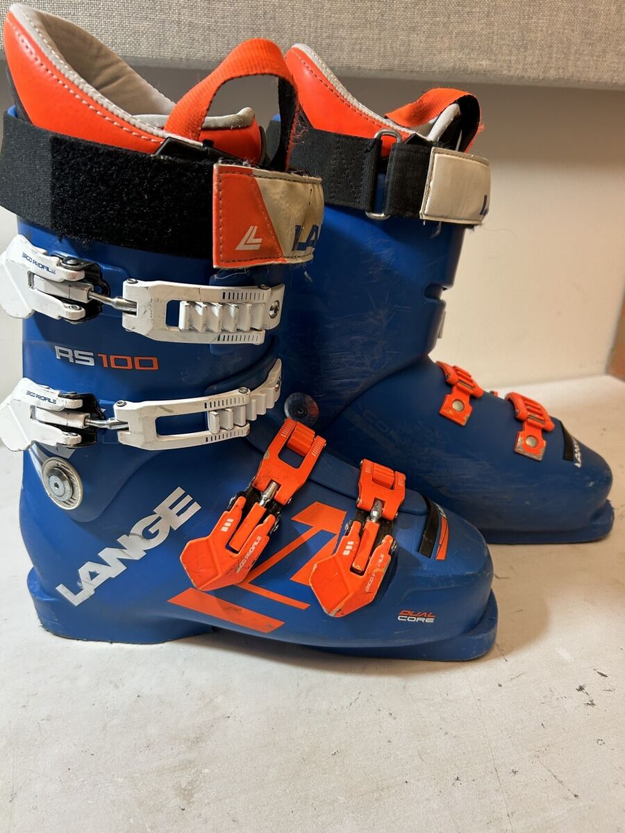 Lange RS 100 Alpine Ski Boots, Size 25.5 (296mm BSL) with Lange RS 100 Alpine Ski Boots, Size 25.5 (296mm BSL) with