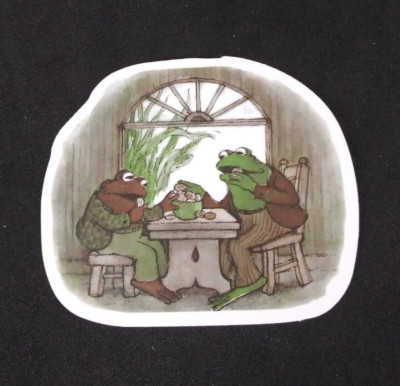 Lifelong Friends Frog & Toad Sticker 2'' x 2.38'' (AY)