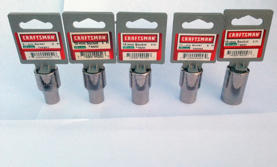 Craftsman 6 or 12 Point 1/2 or 3/8-In. Drive Metric Steel Chrome Sockets - Image 3 of 3