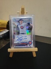 2021 Bowman Chrome Riley Thompson 1st Refractor Auto Autograph #/499