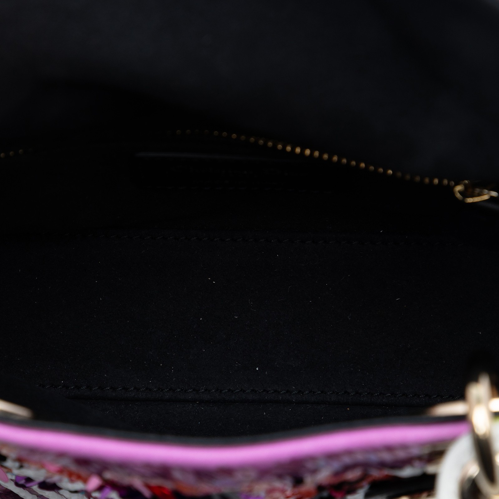 Authenticated Dior Mini Canvas Sequin Flower Pop … - image 4