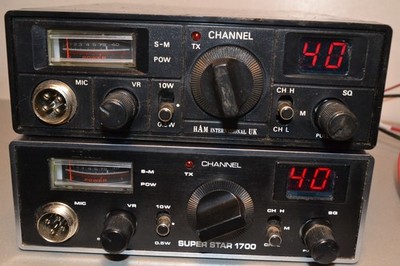 2x Funkgeräte Superstar 1700 , Ham International UK  120Kanal AM FM