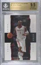 2003 Upper Deck Exquisite Collection /225 Steve Francis #11 BGS 9.5 GEM MINT 1j6