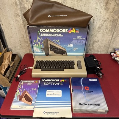 Commodore 64 Personal Computer in Original Box Matching Serial Numbers Working