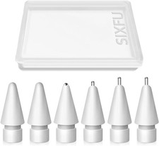 6Pcs Mix Tips for Apple Pencil Pro, 1st  2nd Gen, USB-C - Upgraded Replacement
