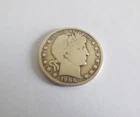 1906 D Barber Half Dollar Coin 90% Silver Circulated Ungraded