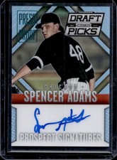 2014 Prizm Perennial Draft Spencer Adams Prospect Press Proof Prizm Auto #/199