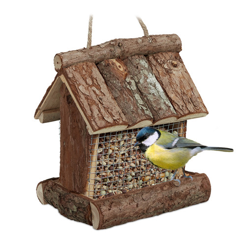 Vogelfutterhaus Vogelfutterstation Vogelhäuschen Futterspender für Vögel - Bild 1 von 9