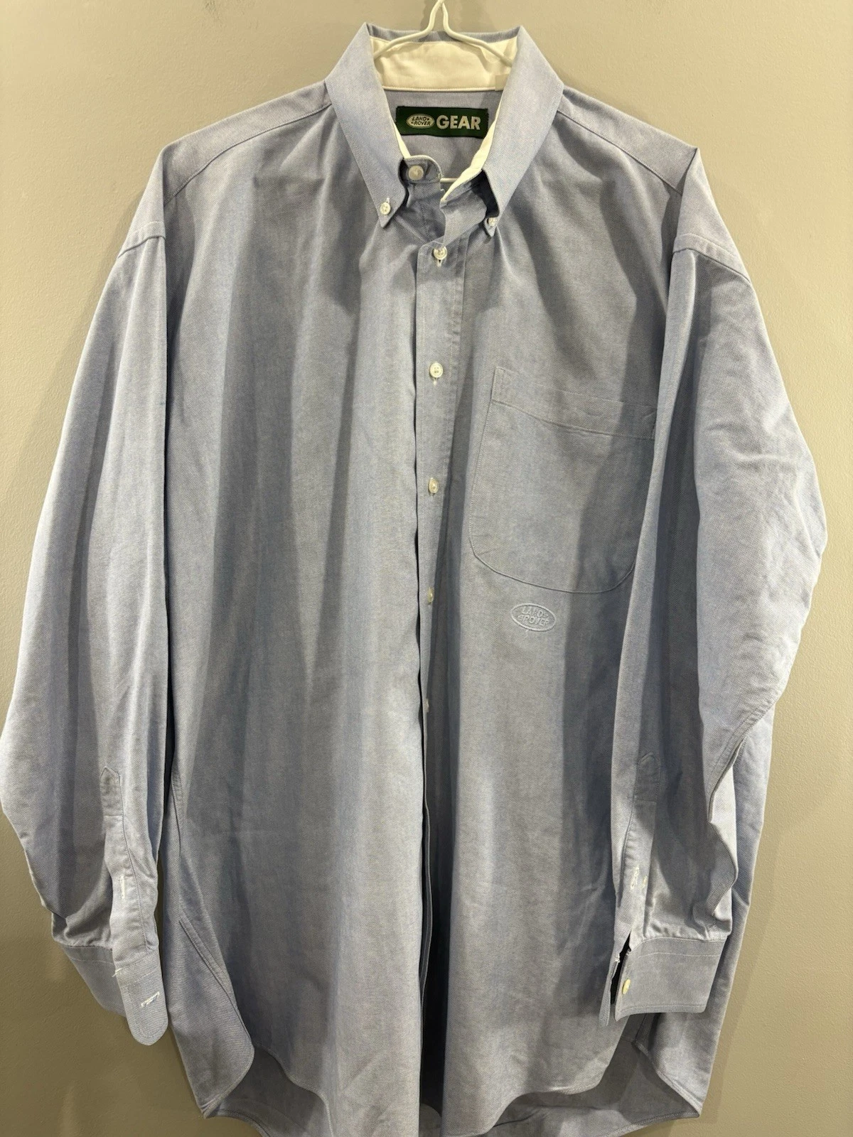 Land Rover Gear Oxford Blue Outdoor Button Camping Hiking Shirt Large Made USA
Opens in a new window