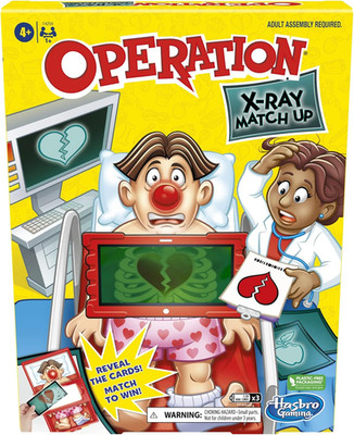 Hasbro Gaming Operation X-Ray Match up Board Game for 2 or More Players, Matchin
