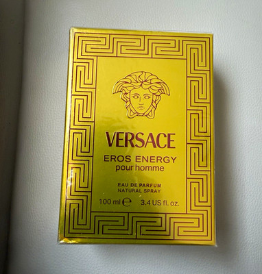 Versace Eros Energy Pour Homme Eau de Parfum Natural Spray, Citrus 3.4 fl oz